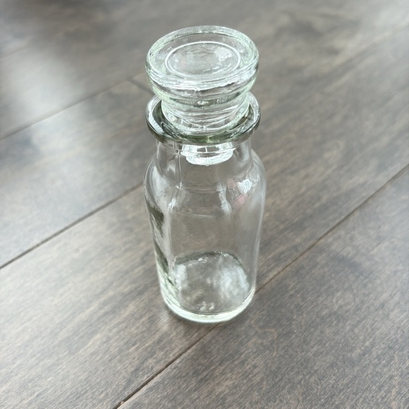 Antique Vintage Wooden Spice Rack with Glass Jars, Kitchen Craft Storage Shelf - Picture 9 of 14